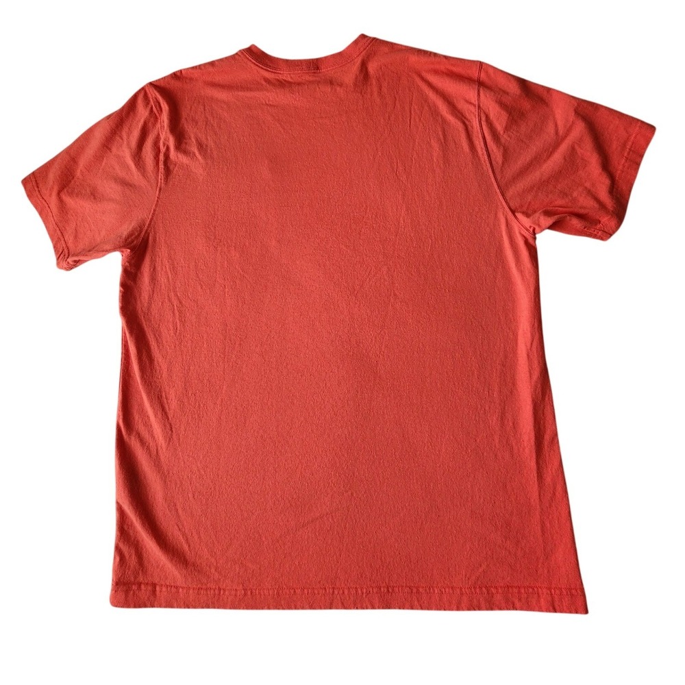 Carhartt K87 Mens Loose Fit Pocket T-Shirt Orange Cotton Short Sleeve Large - Picture 9 of 10